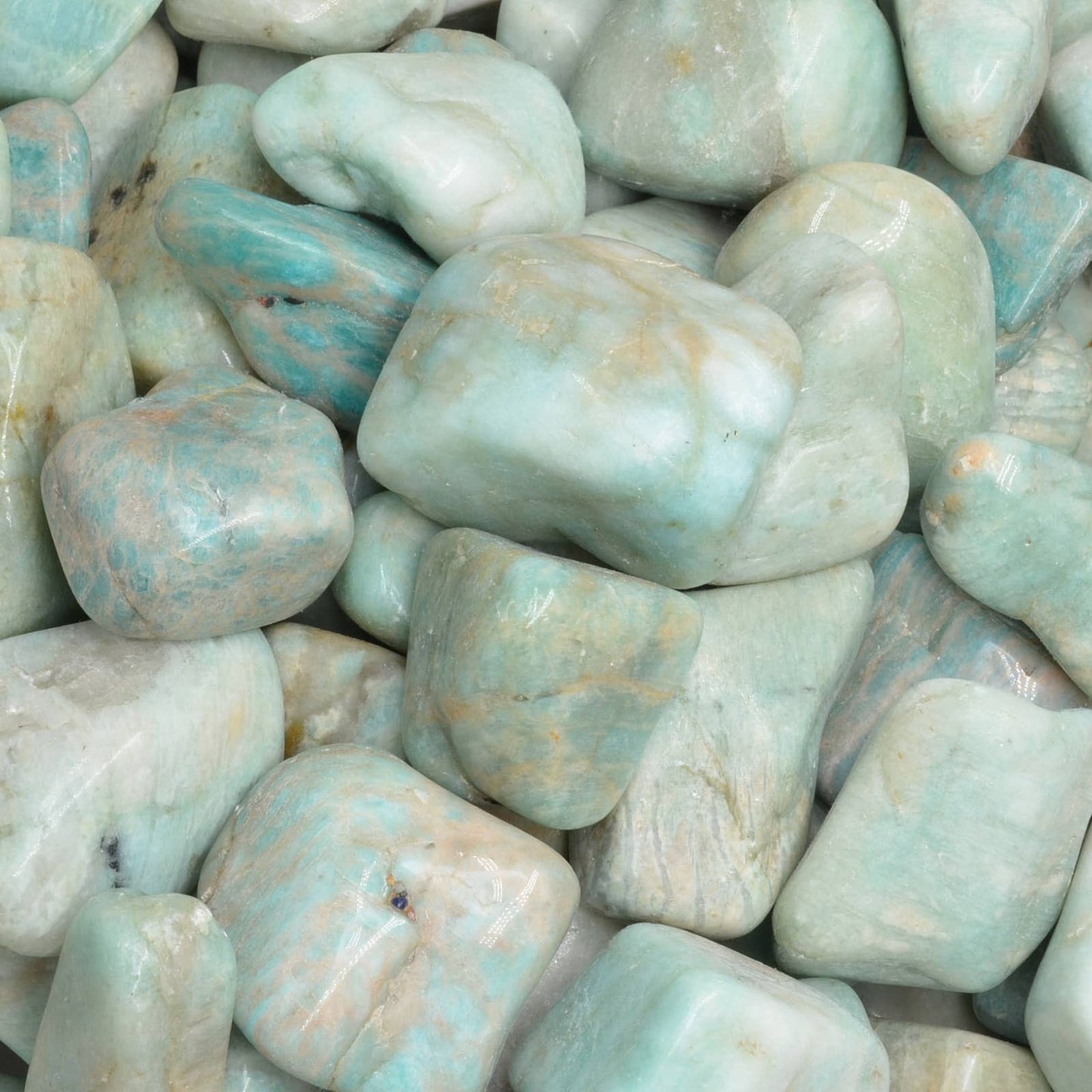 Fantasia Mining - Tumbled Amazonite - XL - B Grade - Brazil (1 lb)