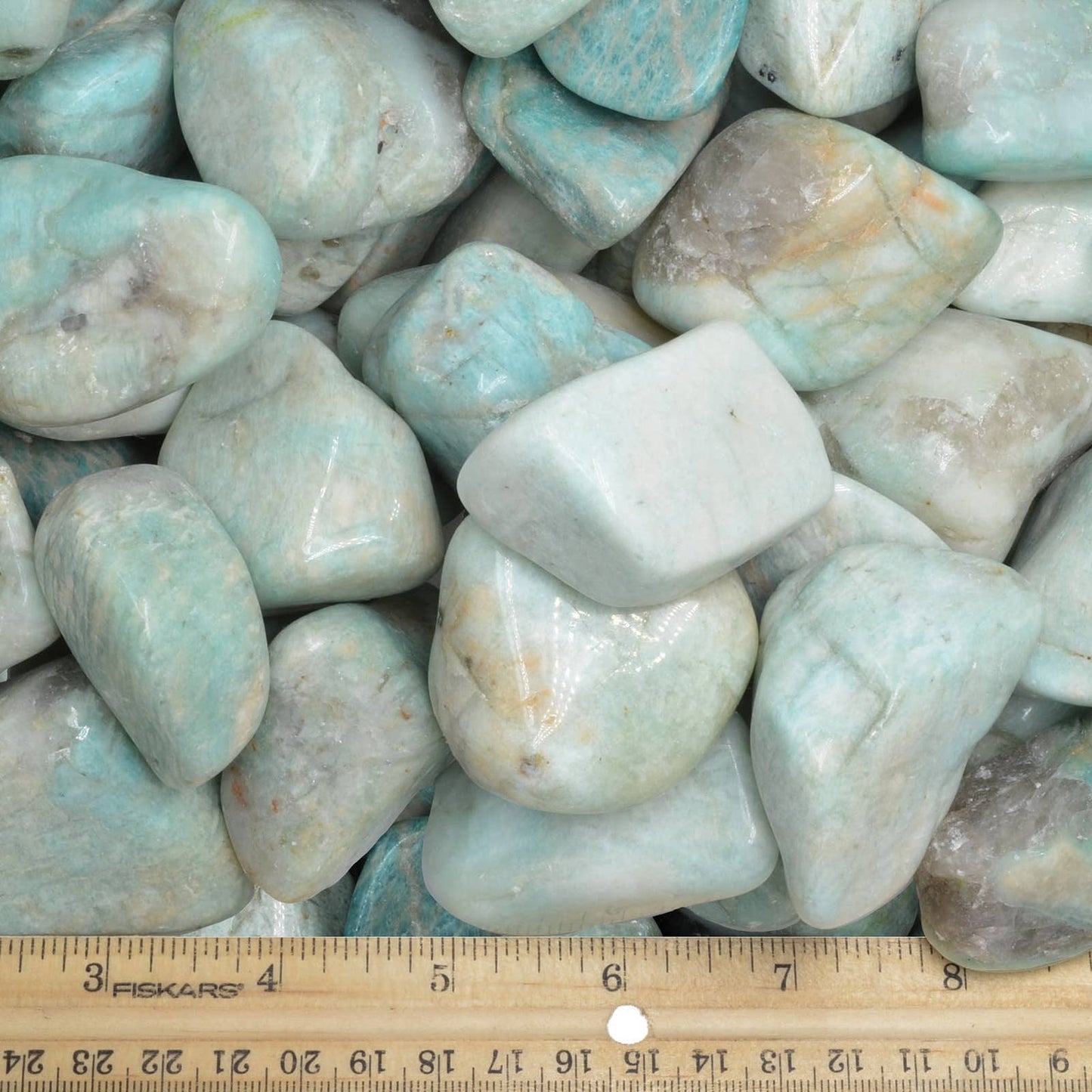 Fantasia Mining - Tumbled Amazonite - XL - B Grade - Brazil (1 lb)