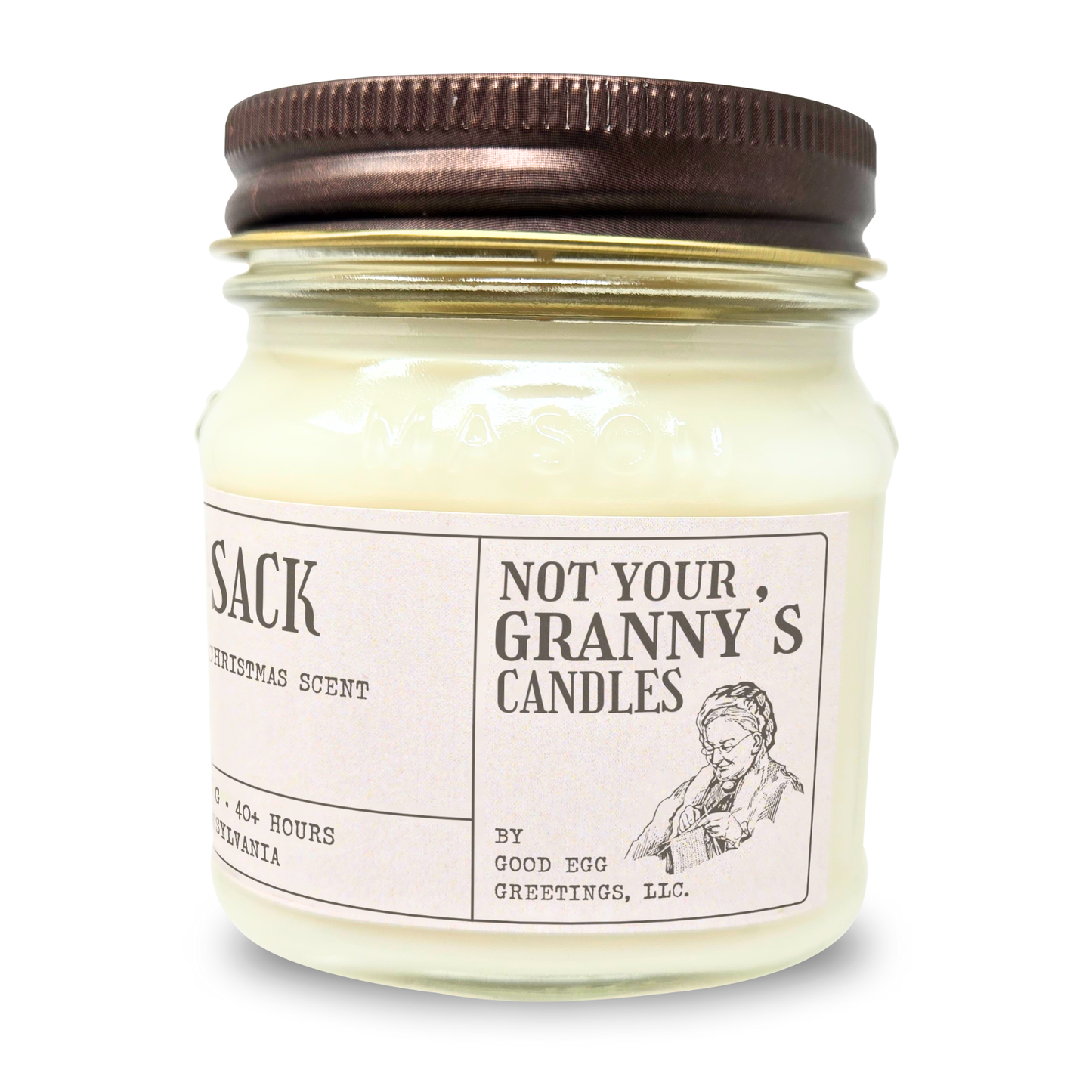 Santa's Ball Sack - 8oz Soy Wax Candle