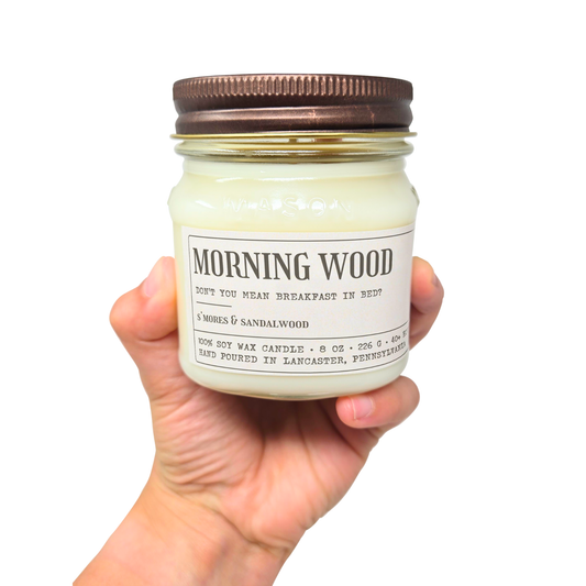 Morning wood Sarcastic candle 