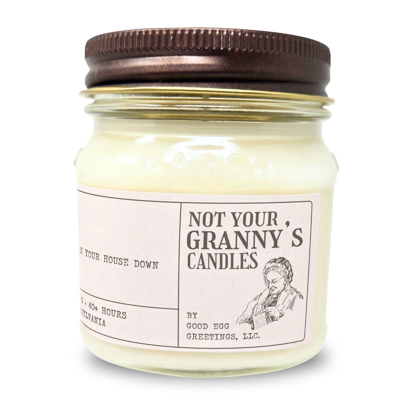 Sarcastic funny offensive candle