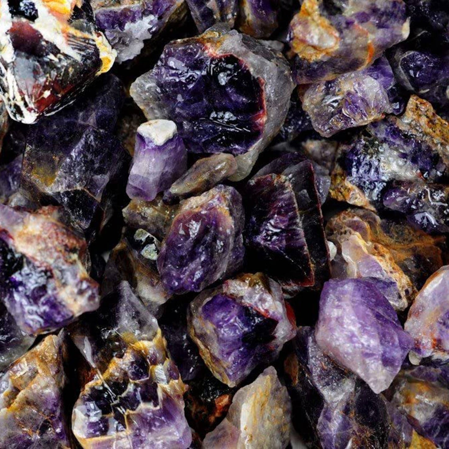 Fantasia Mining - Rough Amethyst - India - Raw Natural Stones (1 lb)