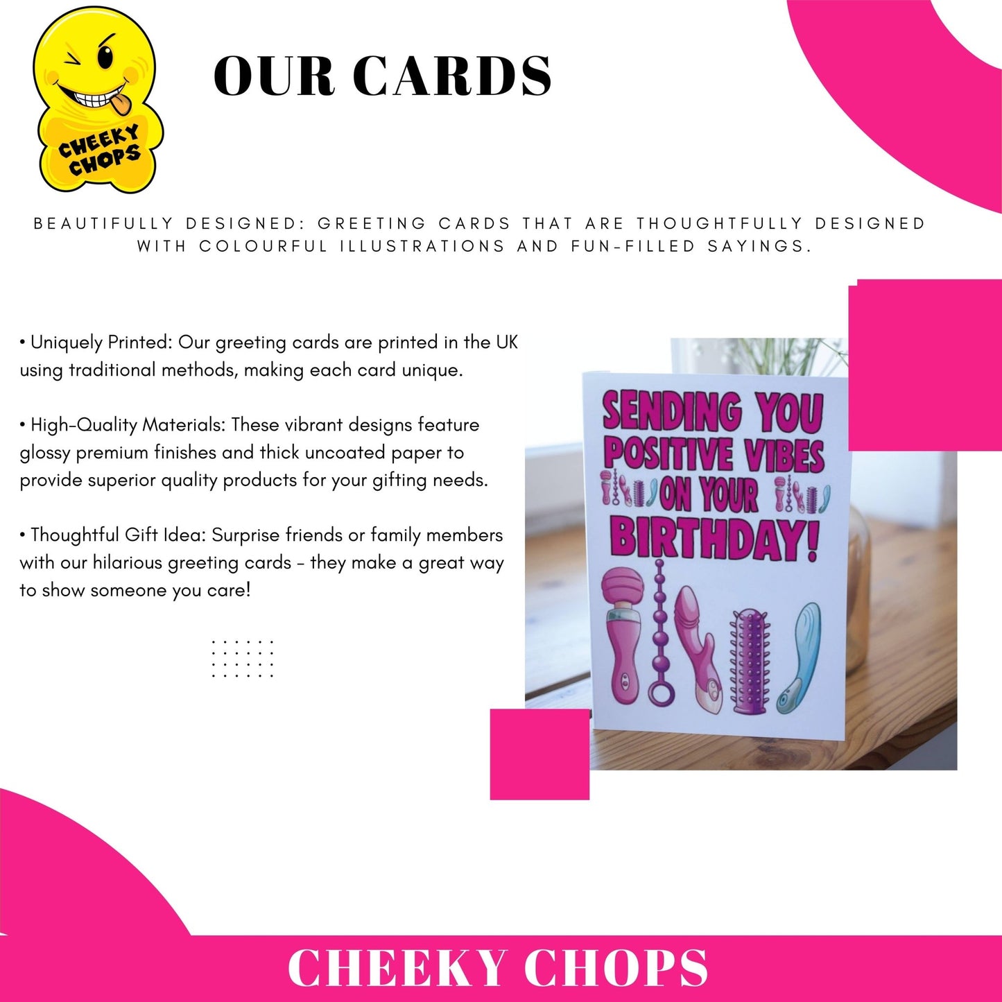 Cheeky Chops Cards & Wanky Candles - Funny Birthday Card One minute you're young and cool - C518 - The Oddity Den