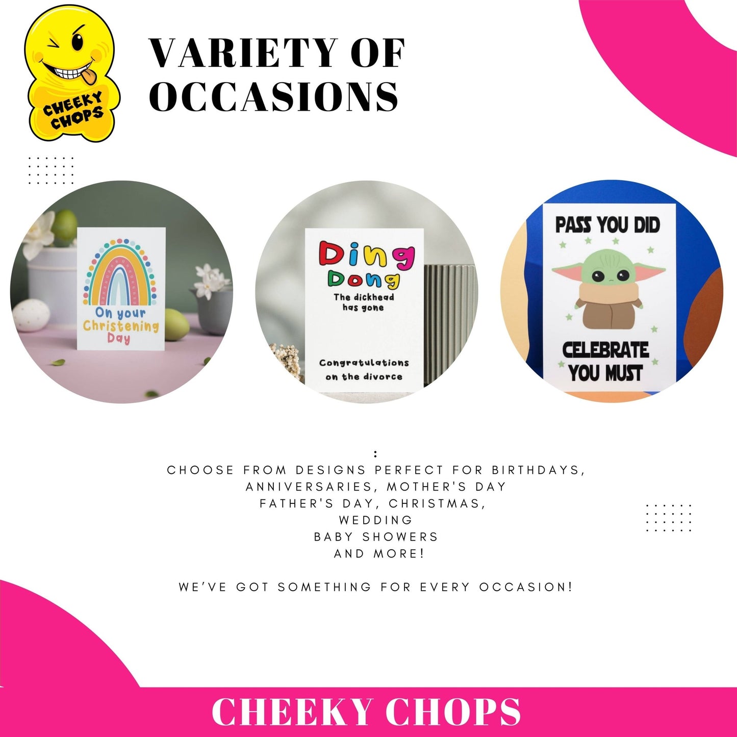 Cheeky Chops Cards & Wanky Candles - Funny Birthday Card One minute you're young and cool - C518 - The Oddity Den