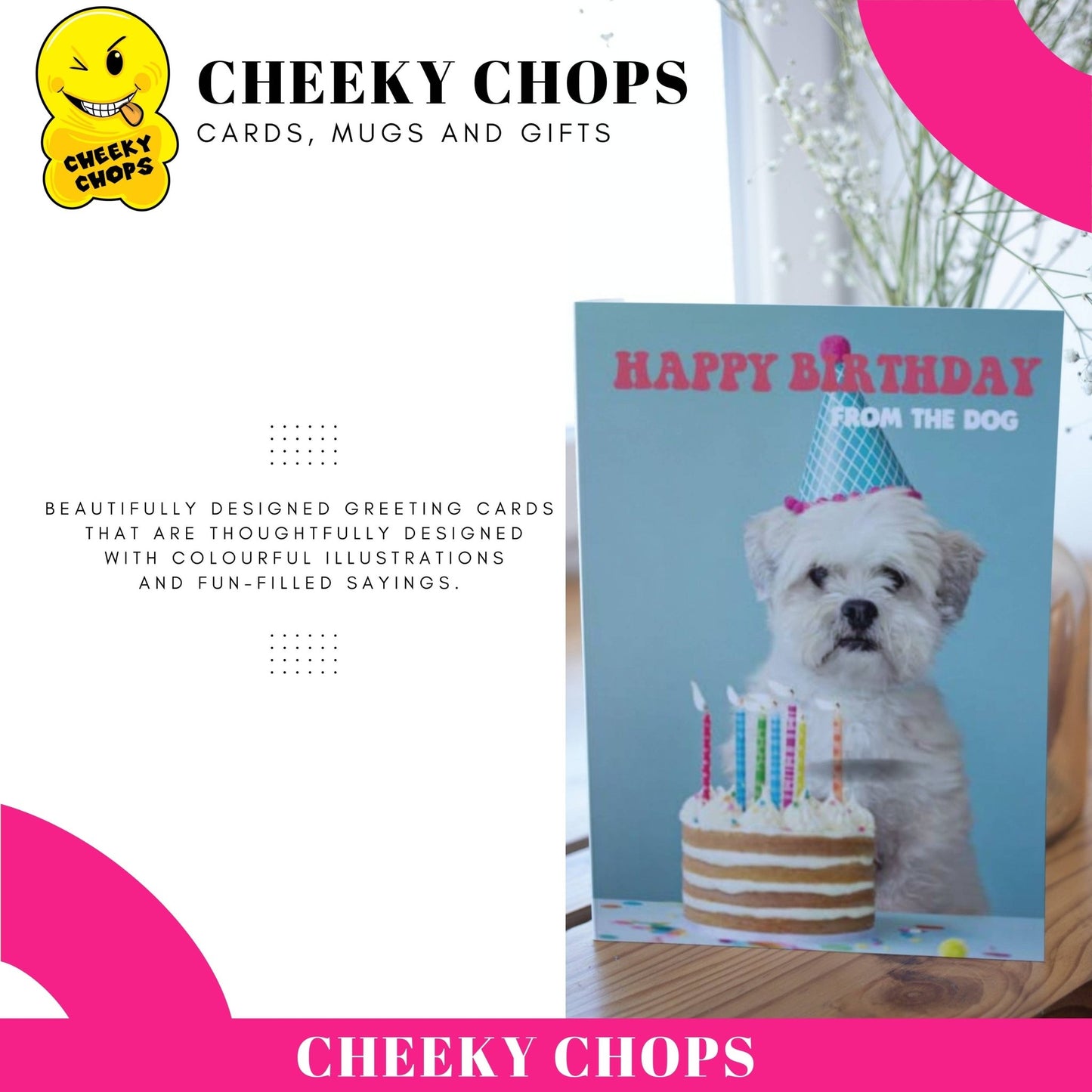 Cheeky Chops Cards & Wanky Candles - Funny Birthday Card One minute you're young and cool - C518 - The Oddity Den