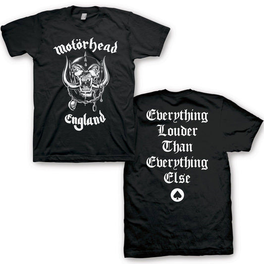 Motörhead - Everything Louder - Black T Shirt - The Oddity Den