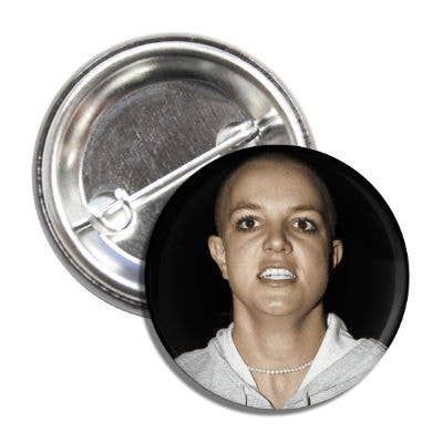 Shady Front - Britney Spears Button - The Oddity Den