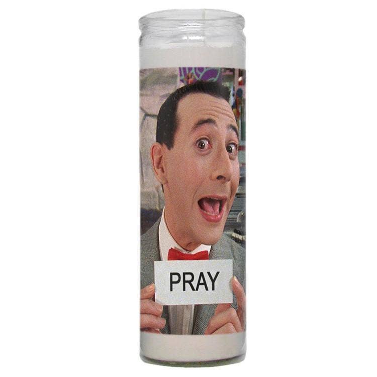 Shady Front - Pee Wee Herman Prayer Candle - The Oddity Den