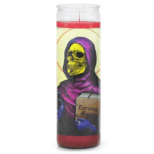 Shady Front - Skeletor Prayer Candle - The Oddity Den