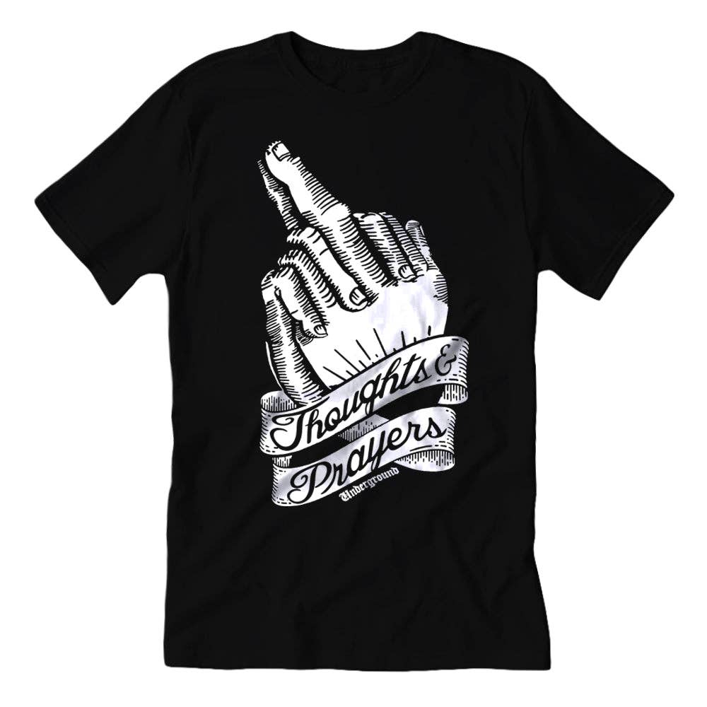 Shady Front - Thoughts and Prayers Guys Shirt - The Oddity Den