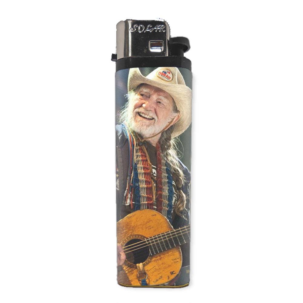Shady Front - Willie Nelson Basic Lighter - The Oddity Den