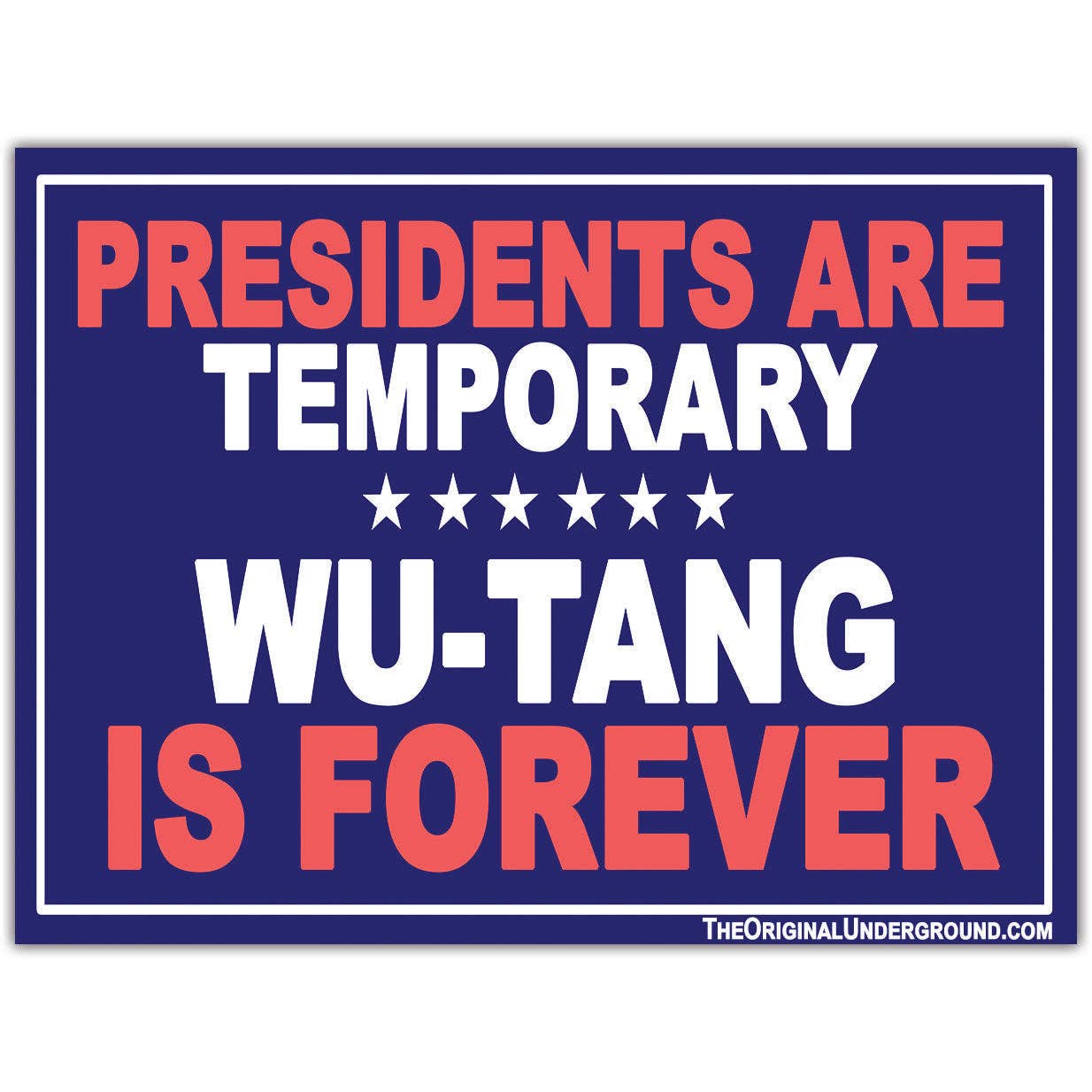 Shady Front - Wu-Tang is Forever Car Magnet - The Oddity Den