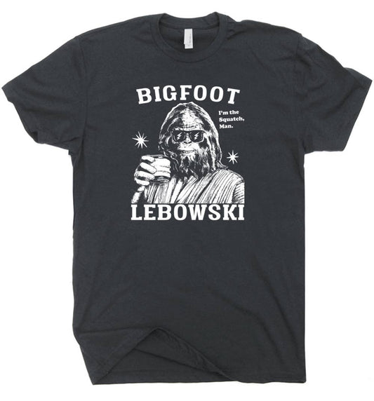 Shirtmandude Co - Big Foot Lebowski Shirt Bigfoot 90s Movie Funny Retro Tee - The Oddity Den