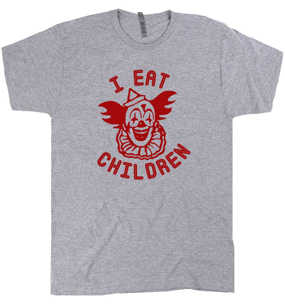 Shirtmandude Co - Clown Shirt I Eat Children Offensive Tee Shirt Funny Creepy - The Oddity Den