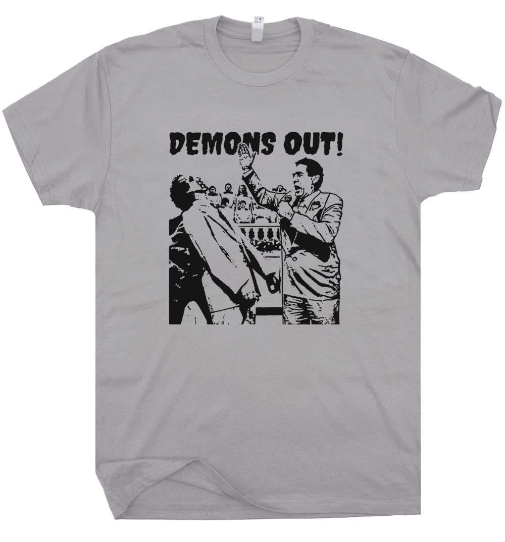 Shirtmandude Co - Demons Out Shirt Weird Occult Horror Movie Exorcist Cult T - The Oddity Den