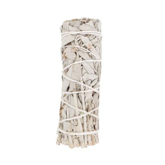 Something Different Wholesale - 10cm Small White Sage Smudge Stick Wand - The Oddity Den