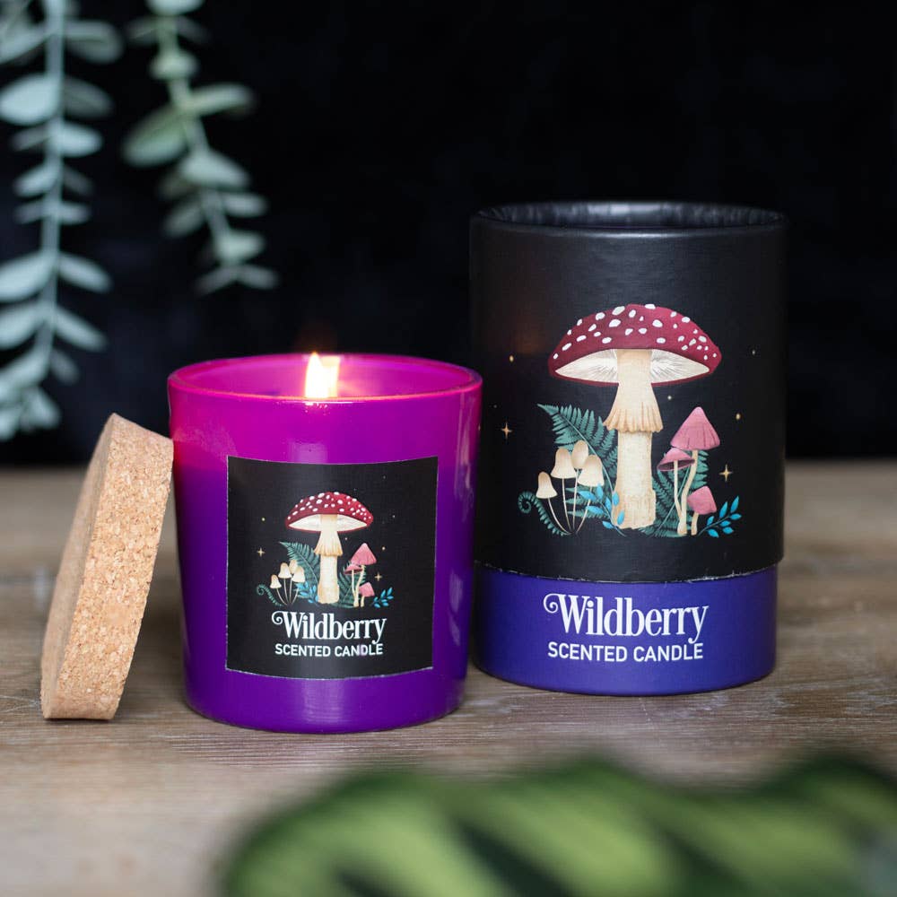 Something Different Wholesale - Forest Mushroom Wildberry Candle - The Oddity Den