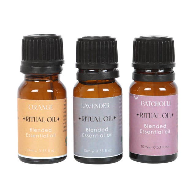 Something Different Wholesale - Set of 3 Stress Less Ritual Blended Essential Oils - The Oddity Den