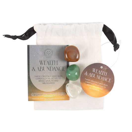 Something Different Wholesale - Wealth & Abundance Healing Crystal Set - The Oddity Den