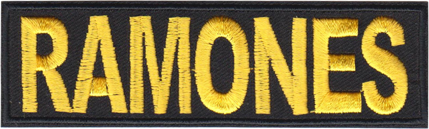 Square Deal Recordings & Supplies - Patch - The Ramones - Yellow Logo - The Oddity Den