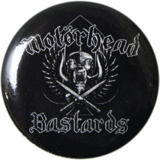 Square Deal Recordings & Supplies - Pin - on Button - 1.25 Inch - Motorhead - "Bastards" - The Oddity Den