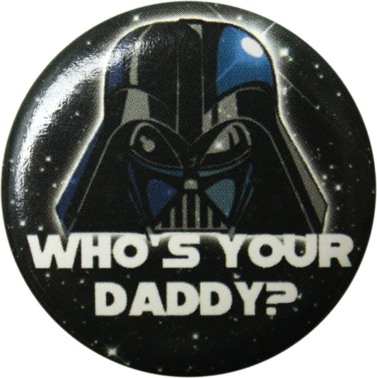 Square Deal Recordings & Supplies - Pin - on Button - 1.25 Inch - Star Wars - Darth Vader - The Oddity Den