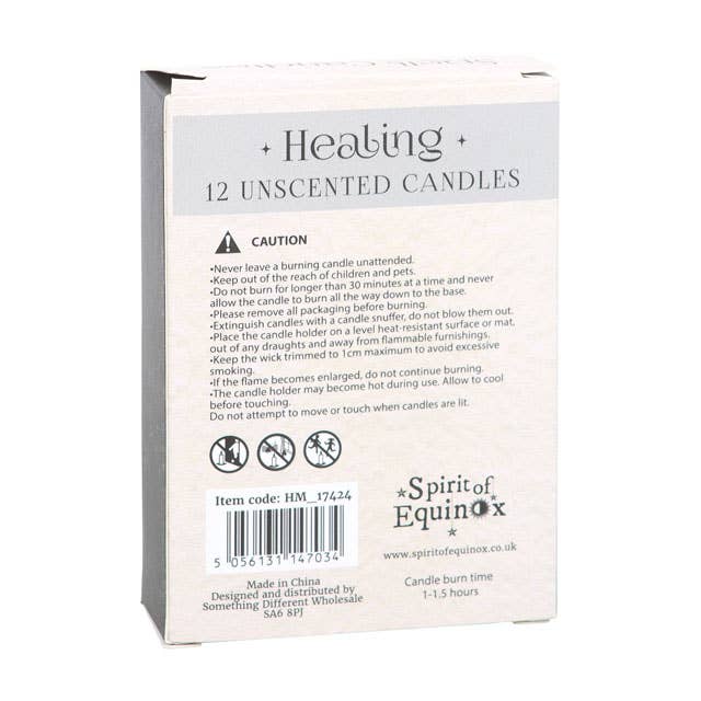 White Healing Magic Spell Candles - Pack of 12 - The Oddity Den