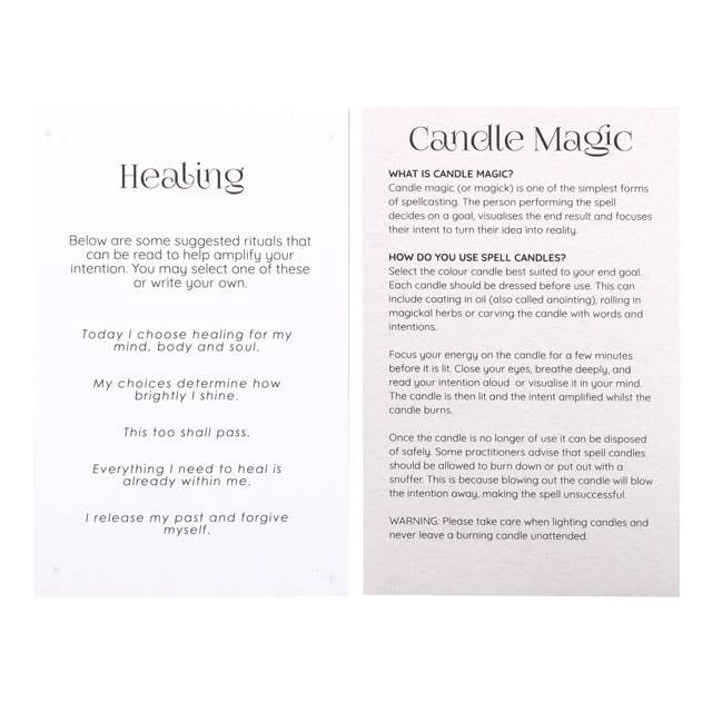 White Healing Magic Spell Candles - Pack of 12 - The Oddity Den