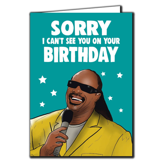 Birthday Card - Stevie Wonder - The Oddity Den