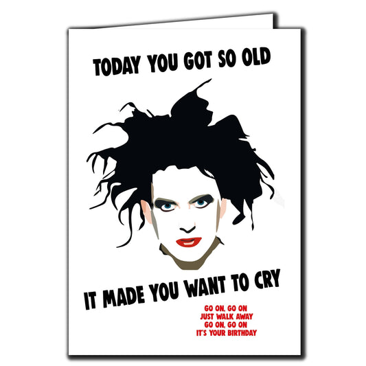 Birthday Card - The cure - The Oddity Den