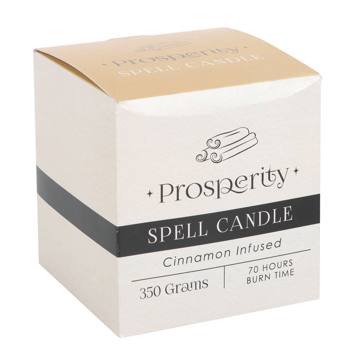 Cinnamon Infused Prosperity Spell Candle - The Oddity Den