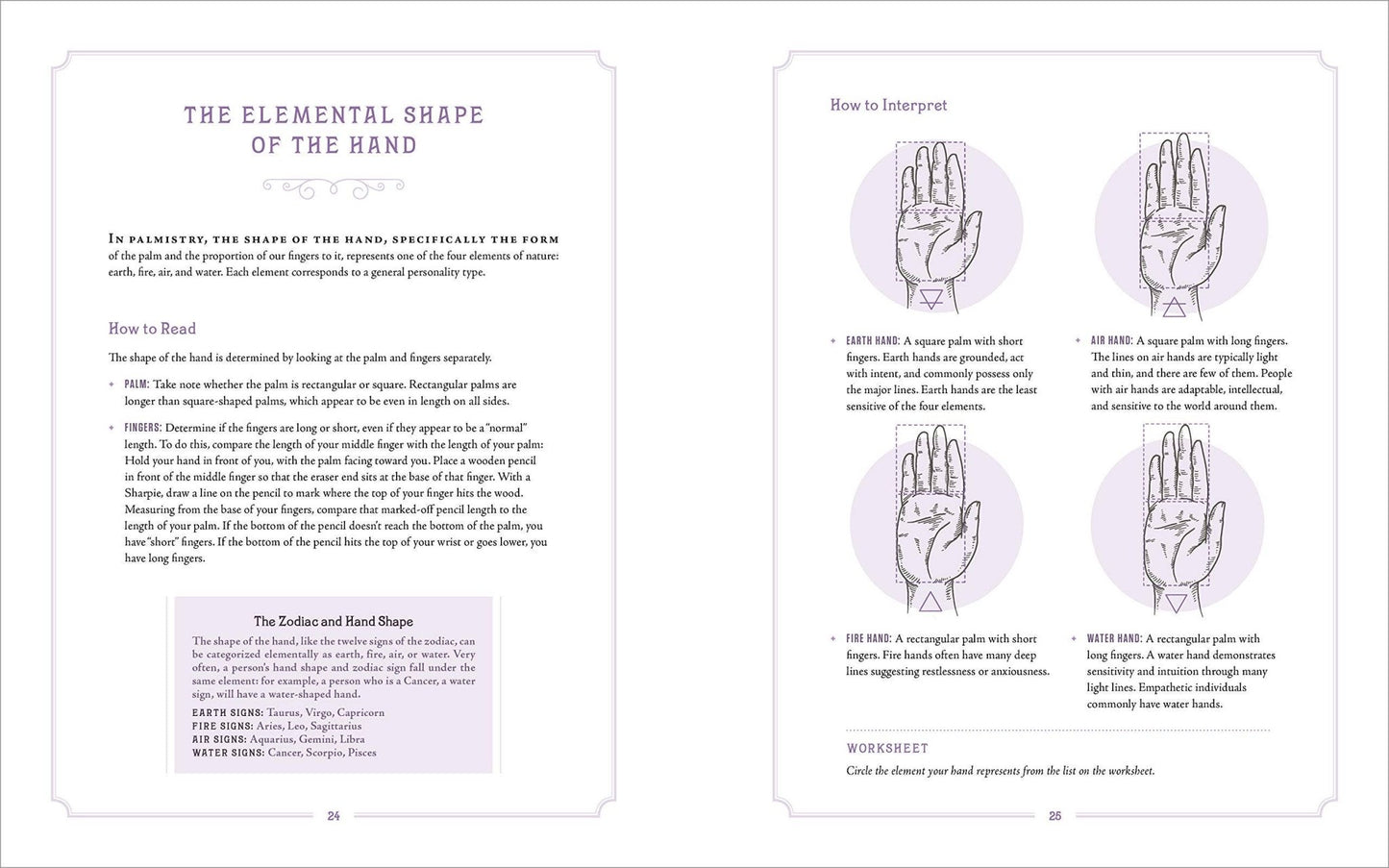 Handful of Stars: Palmistry Guidebook and Hand-Printing Kit - The Oddity Den