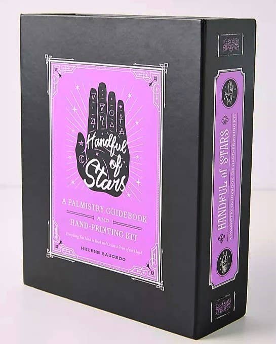 Handful of Stars: Palmistry Guidebook and Hand-Printing Kit - The Oddity Den