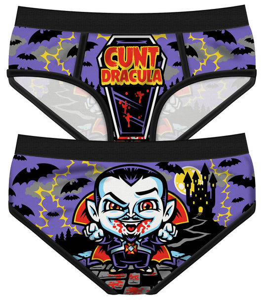 Harebrained! - Cunt Dracula Period Panties - The Oddity Den