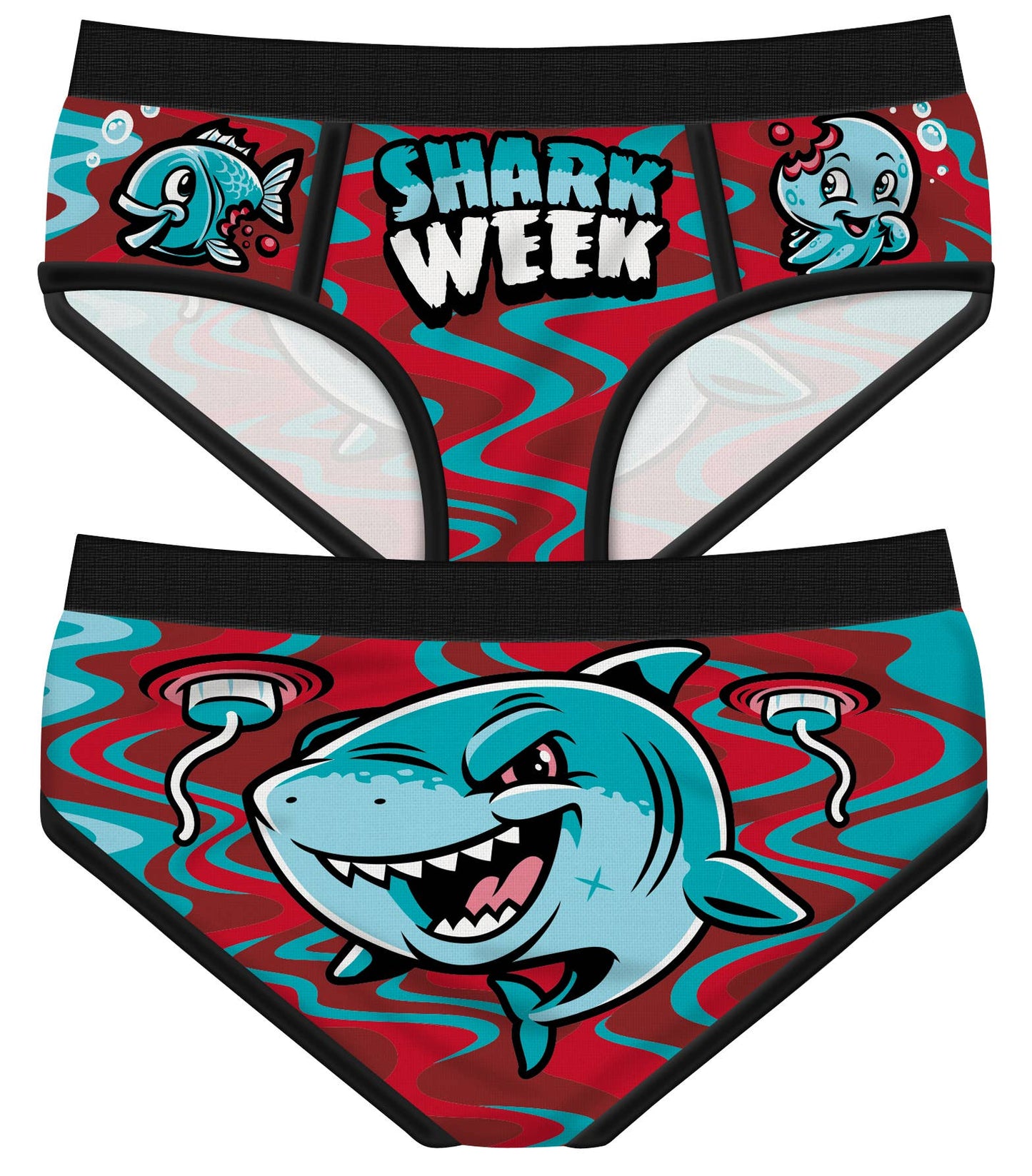 Harebrained! - Shark Week Panties - The Oddity Den