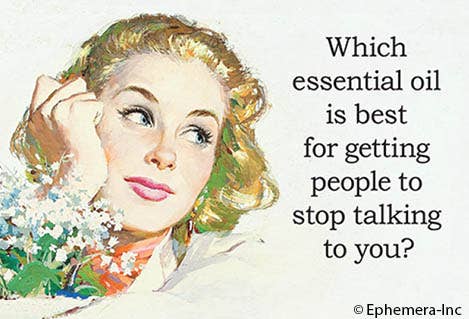 Magnet- Which essential oil is best for getting people to stop talking to you? - The Oddity Den