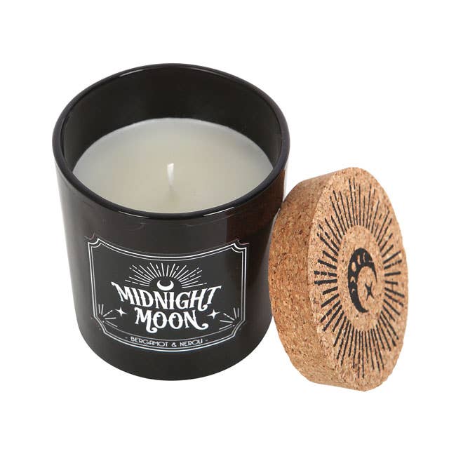 Midnight Moon - Bergamot & Neroli Gothic Candle - The Oddity Den