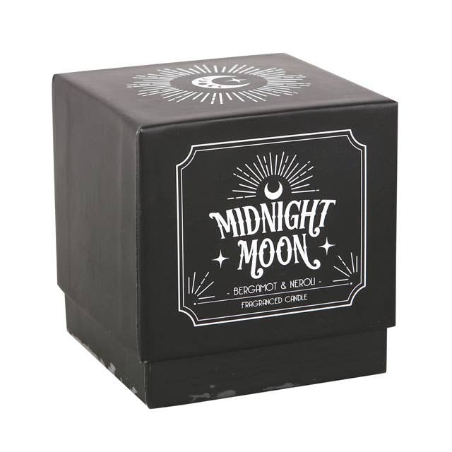 Midnight Moon - Bergamot & Neroli Gothic Candle - The Oddity Den