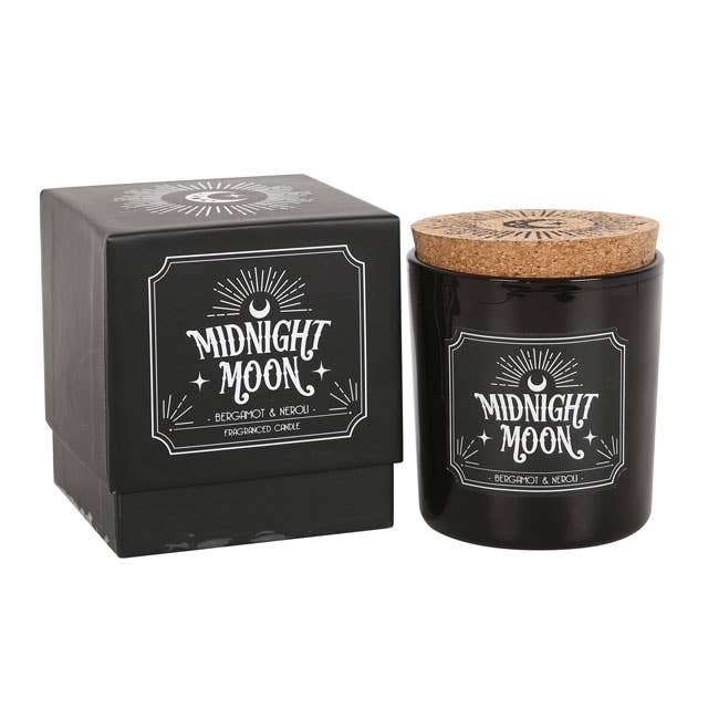 Midnight Moon - Bergamot & Neroli Gothic Candle - The Oddity Den