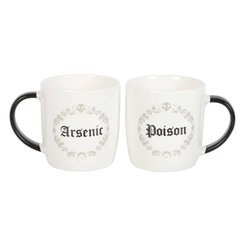 Poison and Arsenic - Couples Mug Set - The Oddity Den