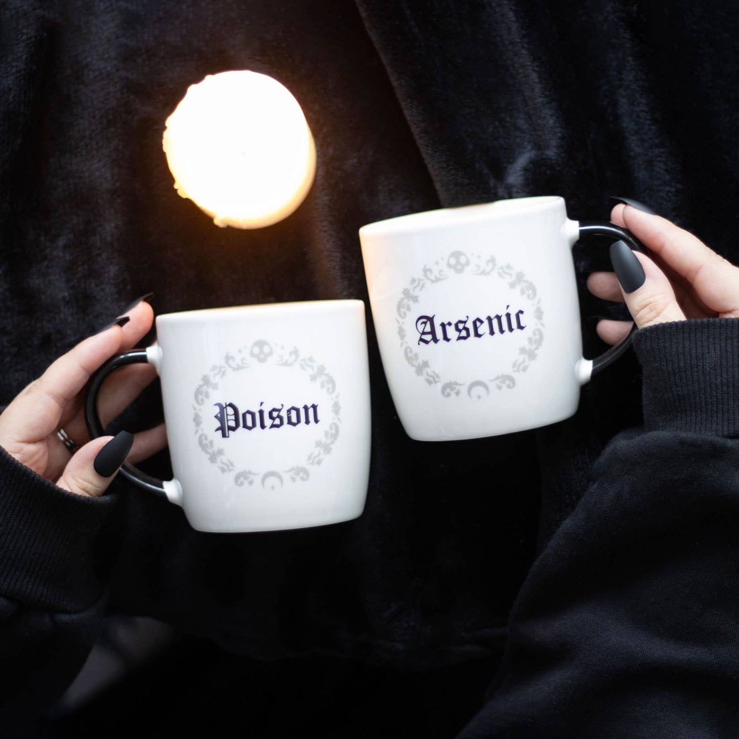 Poison and Arsenic - Couples Mug Set - The Oddity Den