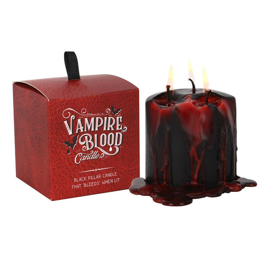 Small Vampire Blood Pillar Candle - The Oddity Den