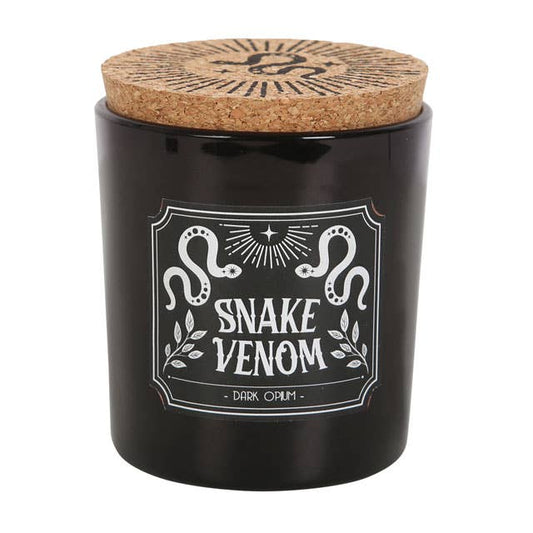 Snake Venom Dark Opium Gothic Candle - The Oddity Den