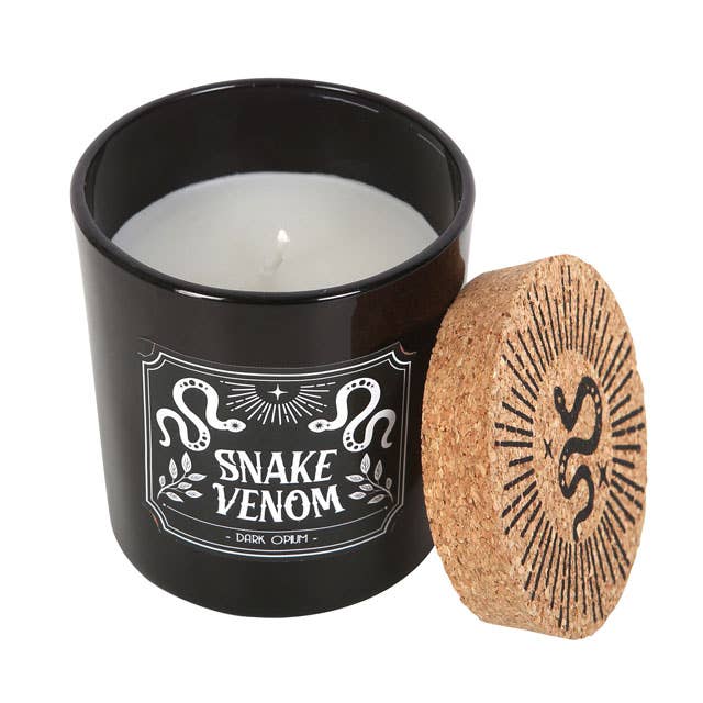 Snake Venom Dark Opium Gothic Candle - The Oddity Den