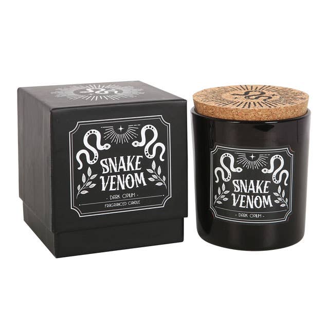 Snake Venom Dark Opium Gothic Candle - The Oddity Den